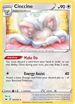 Cinccino 147/202, Sword & Shield