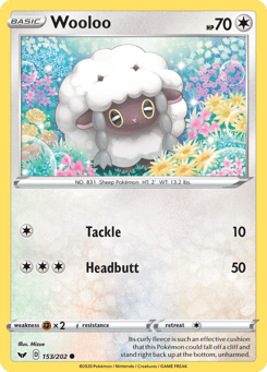 Wooloo 153/202, Sword & Shield