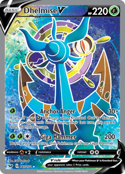 Dhelmise V 187/202, Sword & Shield