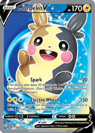 Morpeko V 190/202 from Sword & Shield