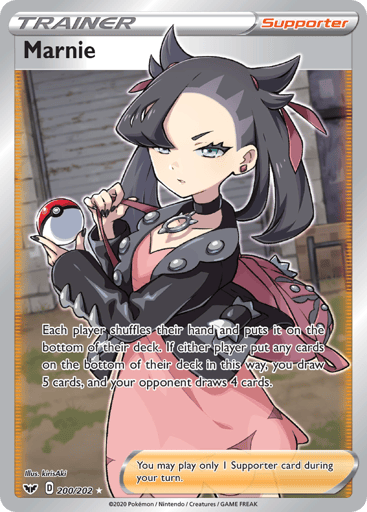 Marnie 200/202 from Sword & Shield