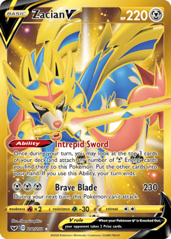 Zacian V 211/202, Sword & Shield