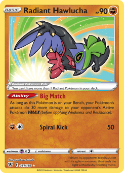 Radiant Hawlucha 81/189, Astral Radiance