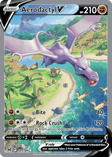 Aerodactyl V 180/196 from Lost Origin