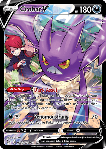 Crobat V TG20 from Lost Origin Trainer Gallery