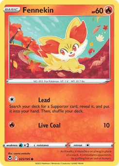 Fennekin 25/195, Silver Tempest