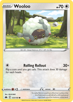 Wooloo 121/159, Crown Zenith