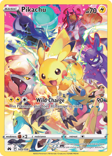 Pikachu 160/159 from Crown Zenith