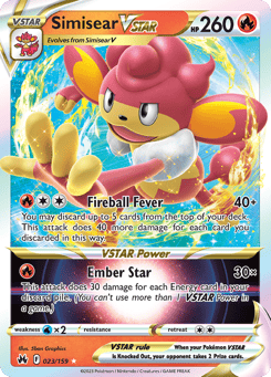 Simisear VSTAR 23/159, Crown Zenith