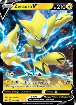 Zeraora V 53/159, Crown Zenith