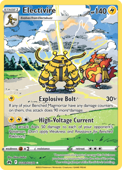Electivire GG08, Crown Zenith Galarian Gallery