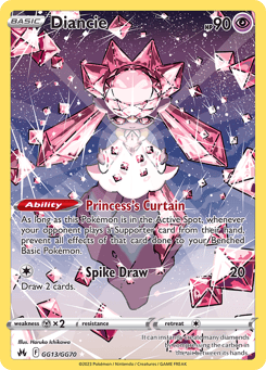 Diancie GG13, Crown Zenith Galarian Gallery