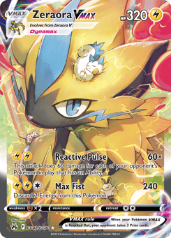 Zeraora VMAX GG42, Crown Zenith Galarian Gallery