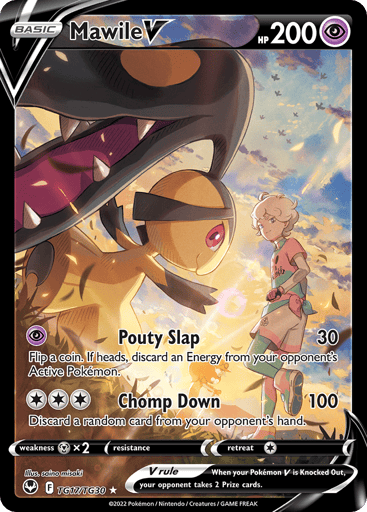 Mawile V TG17 from Silver Tempest Trainer Gallery