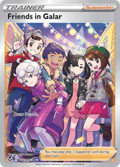 Friends in Galar TG23 Silver Tempest Trainer Gallery