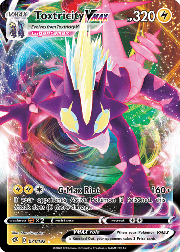 Toxtricity VMAX 71/192 from Rebel Clash