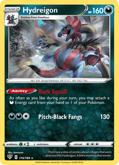 Hydreigon 110/189, Darkness Ablaze