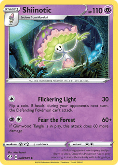 Shiinotic 80/189, Darkness Ablaze