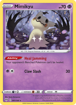 Mimikyu 81/189, Darkness Ablaze