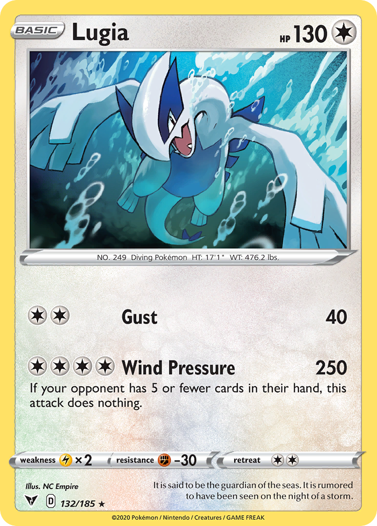 Lugia 132/185, Vivid Voltage Pokémon card
