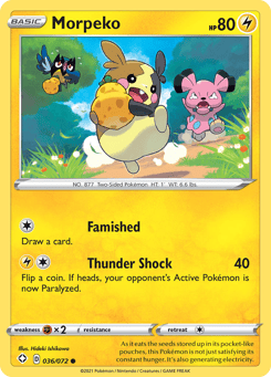 Morpeko 36/72, Shining Fates