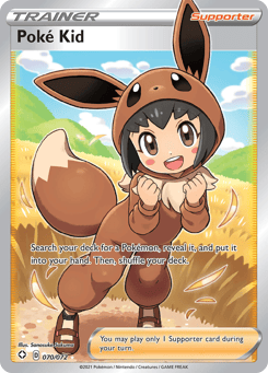Poké Kid 70/72 Shining Fates