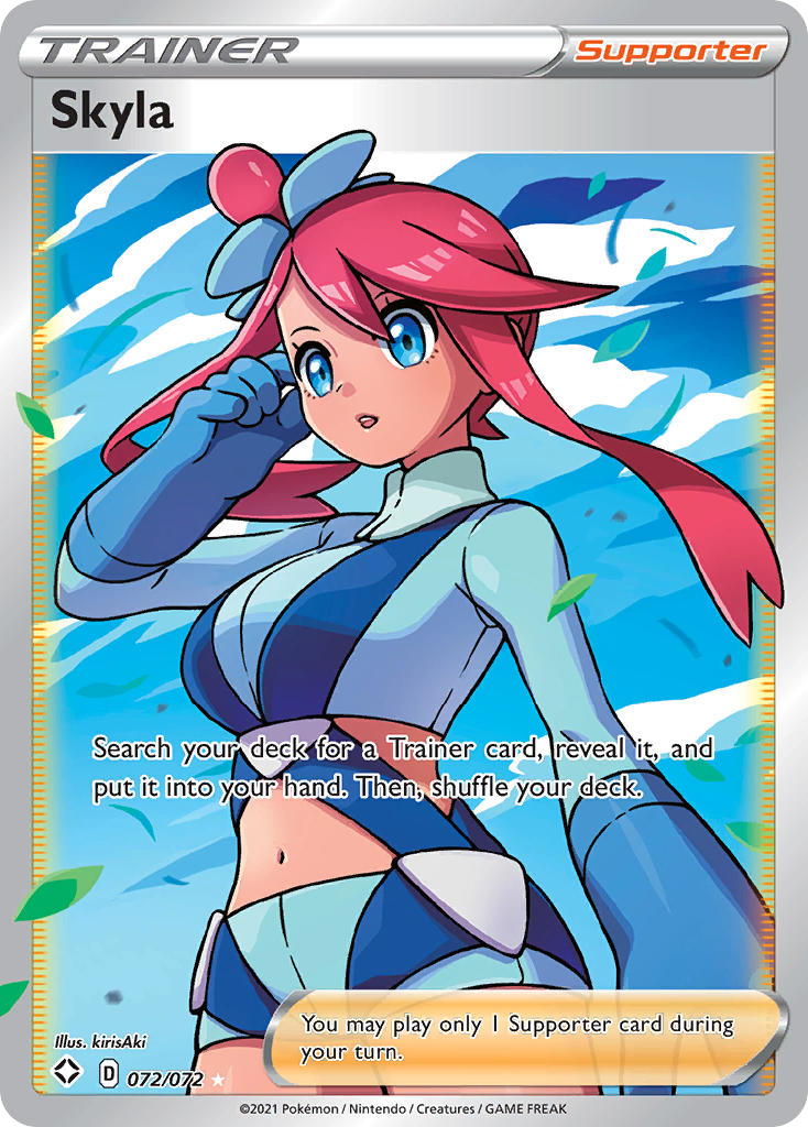 Skyla 72/72, Shining Fates Pokémon card