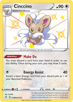 Cinccino SV094, Shining Fates Shiny Vault