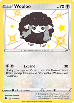 Wooloo SV103, Shining Fates Shiny Vault