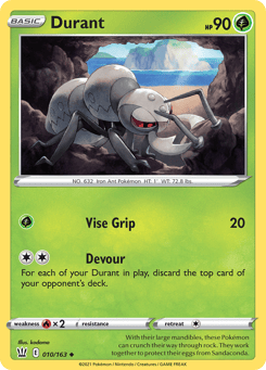 Durant 10/163, Battle Styles