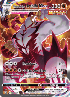 Single Strike Urshifu VMAX 168/163, Battle Styles