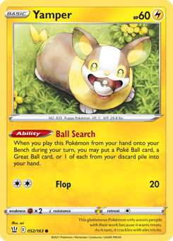 Yamper 52/163, Battle Styles