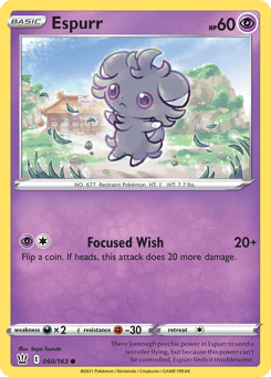 Espurr 60/163, Battle Styles