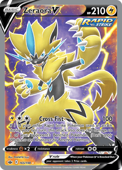 Zeraora V 165/198, Chilling Reign