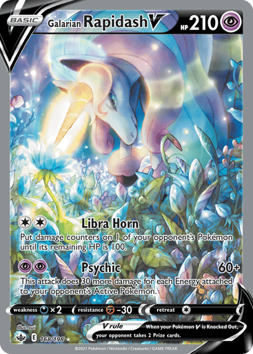 Galarian Rapidash V 168/198 from Chilling Reign