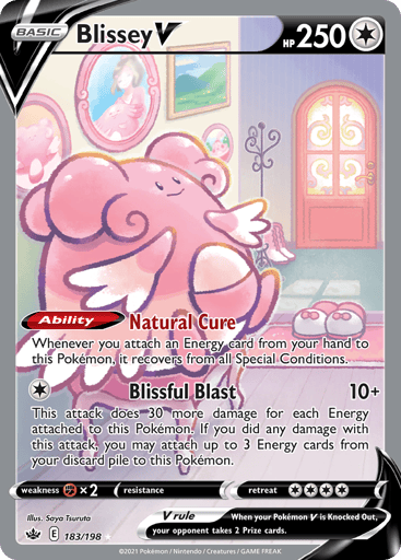 Blissey V 183/198 from Chilling Reign
