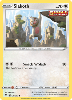 Slakoth 129/203, Evolving Skies