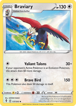 Braviary 137/203, Evolving Skies