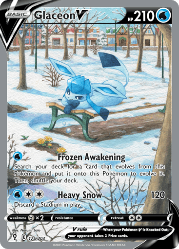 Glaceon V 175/203 from Evolving Skies