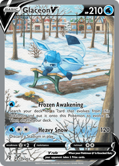 Glaceon V 175/203, Evolving Skies