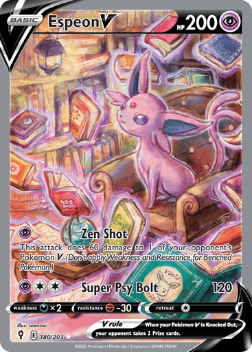 Espeon V 180/203 from Evolving Skies