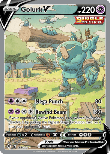 Golurk V 182/203 from Evolving Skies