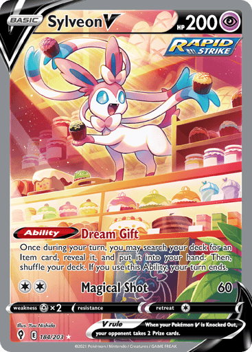 Sylveon V 184/203 from Evolving Skies