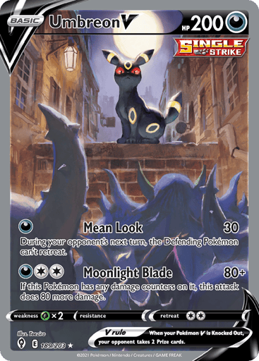 Umbreon V 189/203 from Evolving Skies
