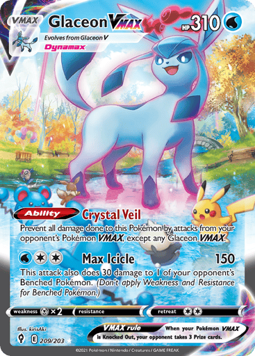 Glaceon VMAX 209/203 from Evolving Skies
