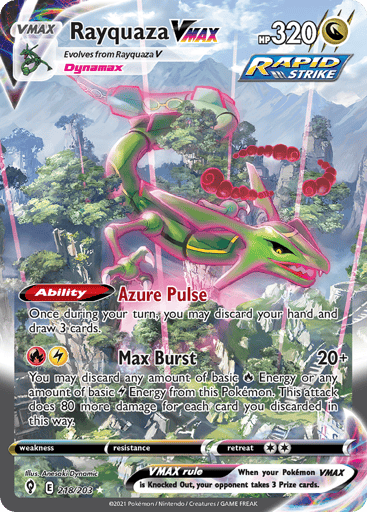Rayquaza VMAX 218/203 from Evolving Skies