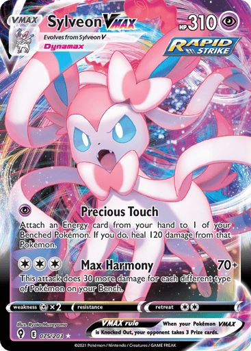 Sylveon VMAX 75/203 from Evolving Skies