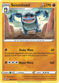 Seismitoad 90/203, Evolving Skies
