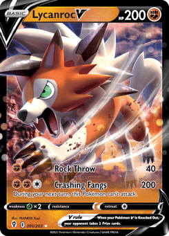 Lycanroc V 91/203, Evolving Skies
