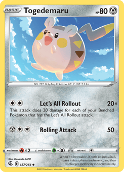 Togedemaru 187/264, Fusion Strike